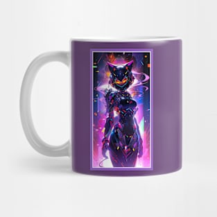 Anime Cute Cat Girl | Quality Anime Girl Artwork | Sci-Fi Manga Girl Anime Art Mug